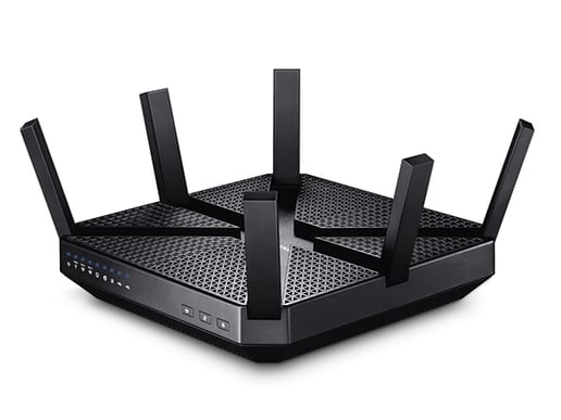 TP-LINK Archer C3200 2 x 1300Mbps (5GHz) 600Mbps (2.4GHz) Tri-Band Wireless Gigabit Router Black (V1.0)