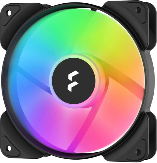 Fractal Design Aspect 12 RGB 120mm Triple Pack of PWM Chassis Fans in Black