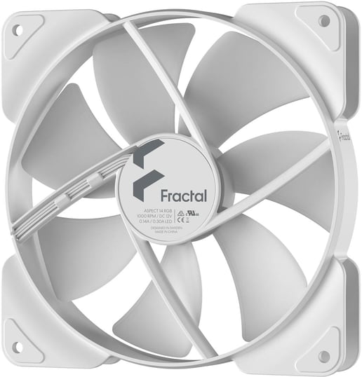 Fractal Design Aspect 14 RGB 140mm Chassis Fan in White
