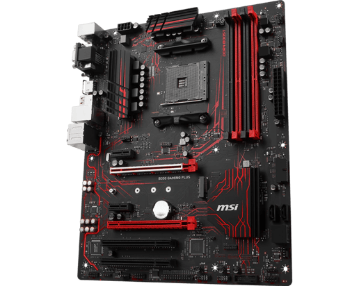MSI B350 GAMING PLUS ATX Motherboard for AMD AM4 CPUs
