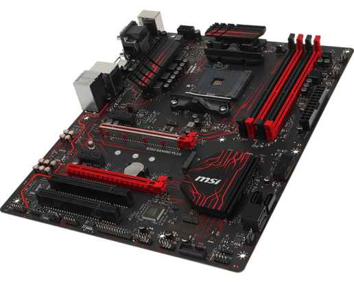 MSI B350 GAMING PLUS ATX Motherboard for AMD AM4 CPUs