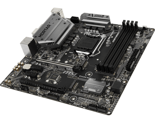 MSI B360M MORTAR mATX Motherboard for Intel LGA1151 CPUs