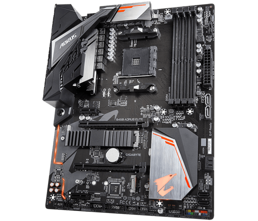 Gigabyte B450 AORUS ELITE ATX Motherboard for AMD AM4 CPUs
