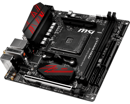 MSI B450I GAMING PLUS AC ITX Motherboard for AMD AM4 CPUs