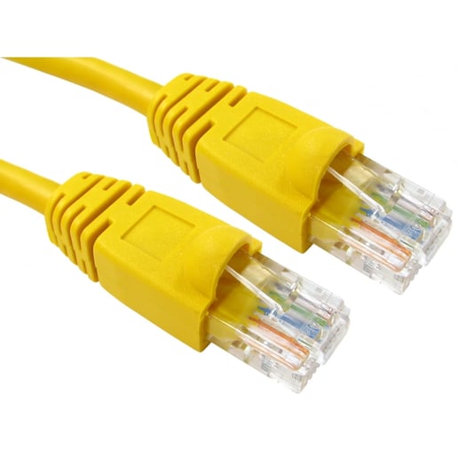 Cables Direct 2m CAT5E Patch Cable (Yellow)