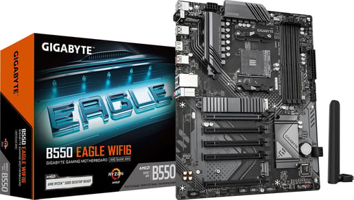 Gigabyte B550 EAGLE WIFI6 ATX Motherboard for AMD Socket AM4 CPUs