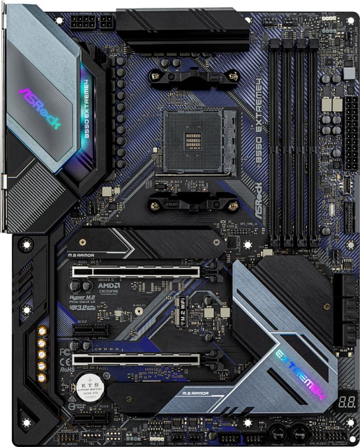 ASRock B550 Extreme4 ATX Motherboard for AMD AM4 CPUs
