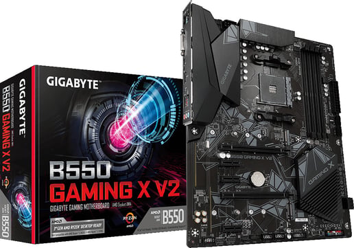 Gigabyte B550 Gaming X V2 ATX Motherboard for AMD Socket AM4 CPUs