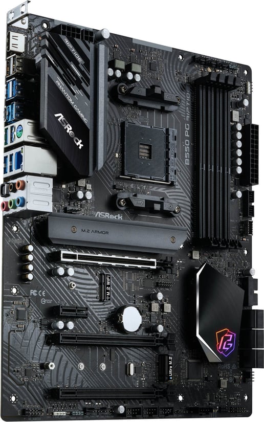 ASRock B550 PG Riptide ATX Motherboard for AMD AM4 CPUs