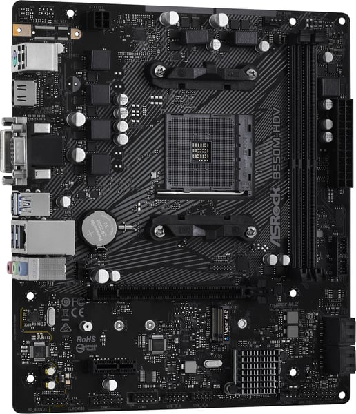ASRock B550M-HDV mATX Motherboard for AMD AM4 CPUs