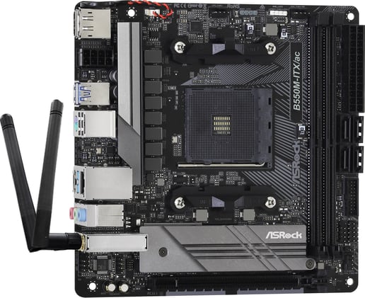 ASRock B550M-ITX/ac ITX Motherboard for AMD Socket AM4 CPUs