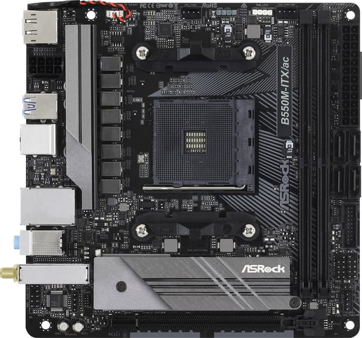 ASRock B550M-ITX/ac ITX Motherboard for AMD Socket AM4 CPUs