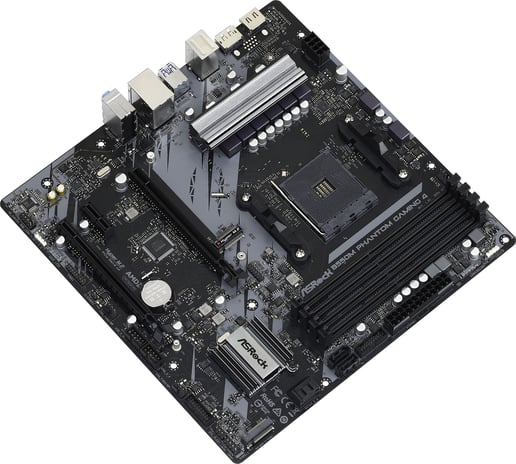 ASRock B550M Phantom Gaming 4 mATX Motherboard for AMD AM4 CPUs