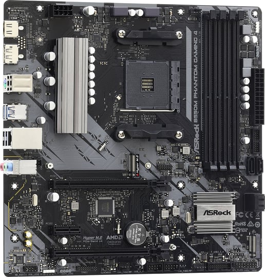 ASRock B550M Phantom Gaming 4 mATX Motherboard for AMD AM4 CPUs