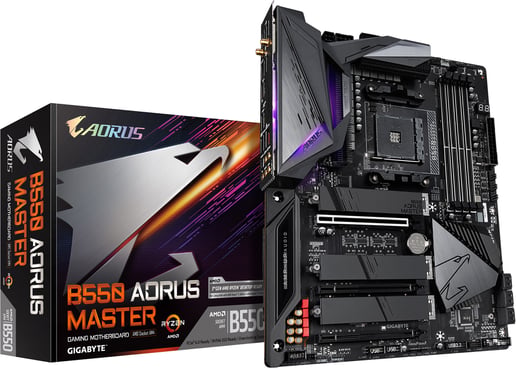 Gigabyte B550 AORUS MASTER ATX Motherboard for AMD AM4 CPUs