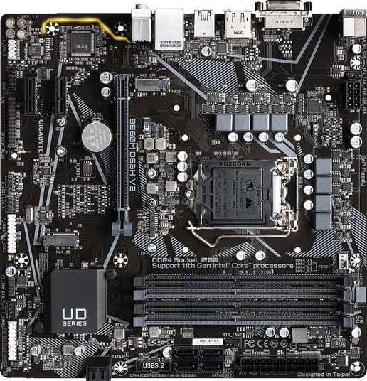 Gigabyte B560M DS3H V2 mATX Motherboard for Intel LGA1200 CPUs