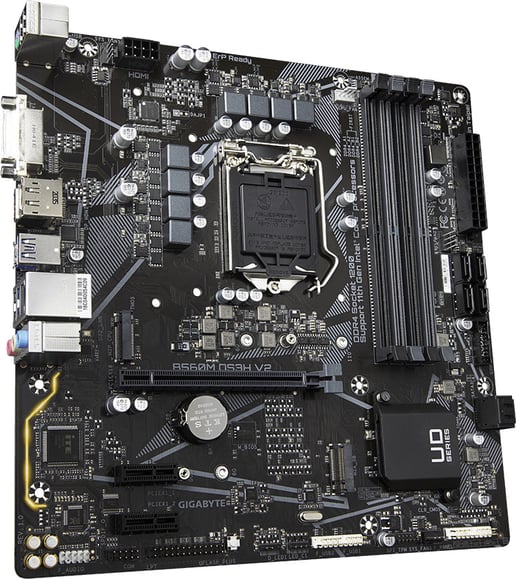 Gigabyte B560M DS3H V2 mATX Motherboard for Intel LGA1200 CPUs