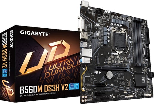 Gigabyte B560M DS3H V2 mATX Motherboard for Intel LGA1200 CPUs