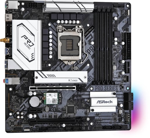 ASRock B560M Pro4/ac mATX Motherboard for Intel LGA1200 CPUs