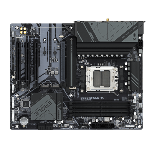 Gigabyte B650 EAGLE AX ATX Motherboard for AMD Socket AM5 CPUs