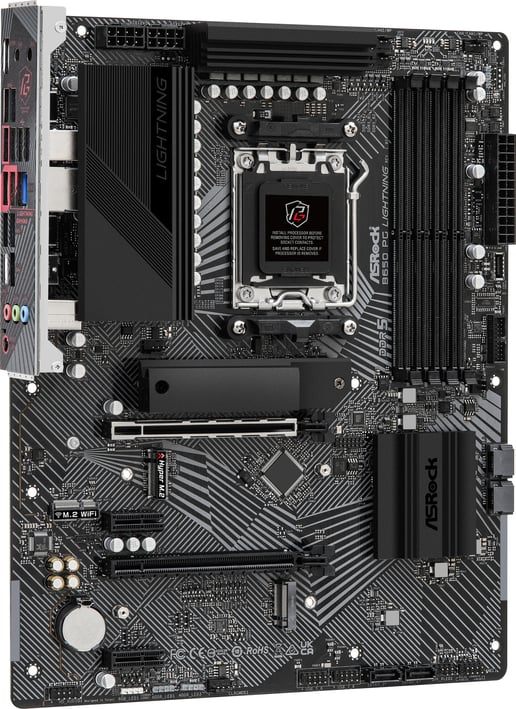 ASRock B650 PG Lightning ATX Motherboard for AMD AM5 CPUs