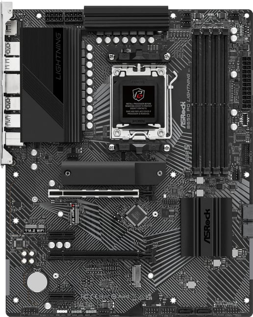 ASRock B650 PG Lightning ATX Motherboard for AMD AM5 CPUs