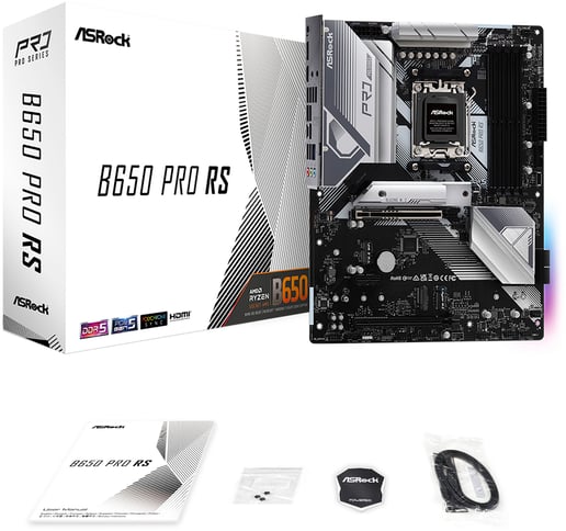 ASRock B650 Pro RS ATX Motherboard for AMD AM5 CPUs