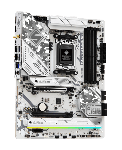 ASRock B650 Steel Legend WiFi ATX Motherboard for AMD Socket AM5 CPUs