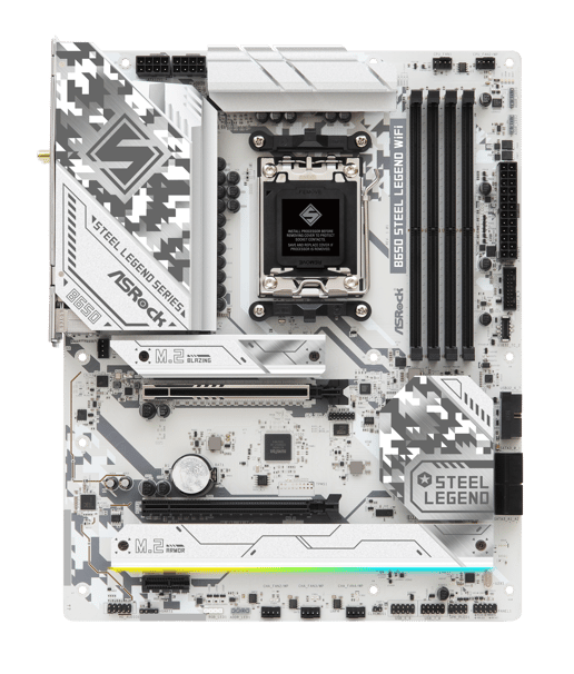 ASRock B650 Steel Legend WiFi ATX Motherboard for AMD Socket AM5 CPUs