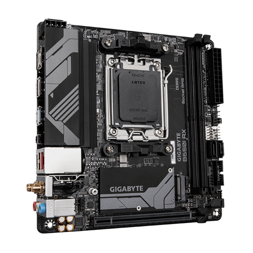 Gigabyte B650I AX ITX Motherboard for AMD Socket AM5 CPUs