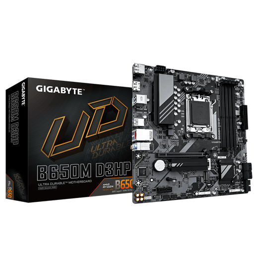 Gigabyte B650M D3HP mATX Motherboard for AMD AM5 CPUs