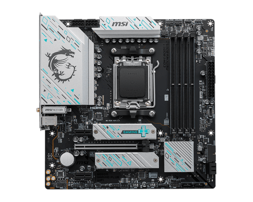 MSI B650M GAMING PLUS WIFI mATX Motherboard for AMD AM5 CPUs