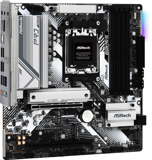 ASRock B650M Pro RS mATX Motherboard for AMD Socket AM5 CPUs