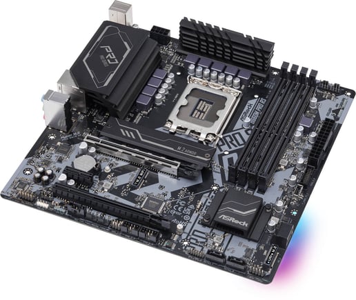 ASRock B660M Pro RS mATX Motherboard for Intel LGA1700 CPUs