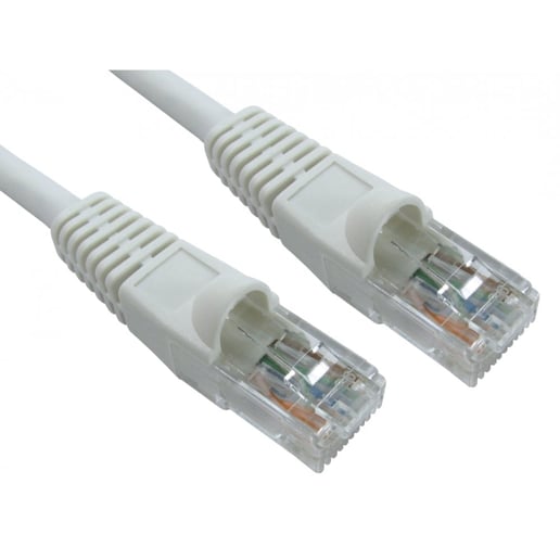 Cables Direct 0.5m CAT6 Patch Cable (White)