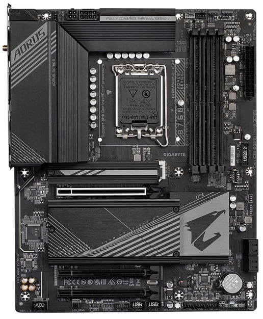 Gigabyte B760 AORUS ELITE AX ATX Motherboard for Intel LGA1700 CPUs