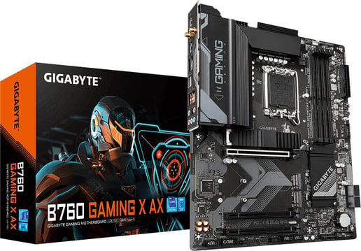 Gigabyte B760 GAMING X AX ATX Motherboard for Intel LGA1700 CPUs