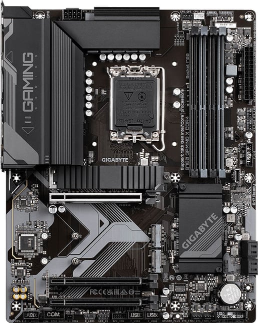 Gigabyte B760 GAMING X DDR4 ATX Motherboard for Intel LGA1700 CPUs
