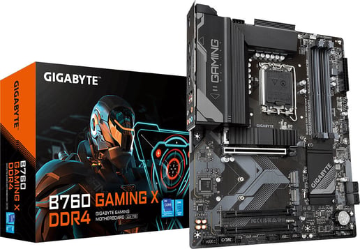 Gigabyte B760 GAMING X DDR4 ATX Motherboard for Intel LGA1700 CPUs