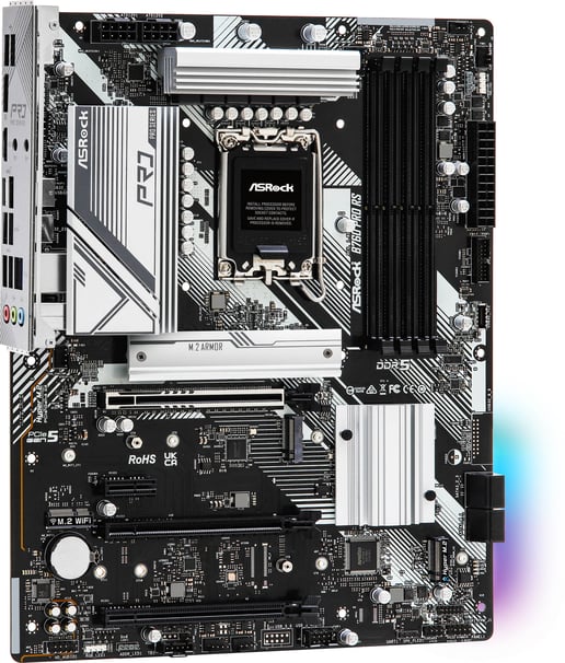 ASRock B760 Pro RS ATX Motherboard for Intel Socket 1700 CPUs