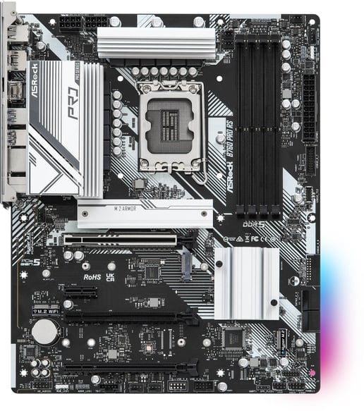 ASRock B760 Pro RS ATX Motherboard for Intel Socket 1700 CPUs