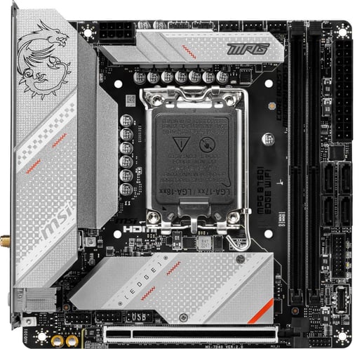 MSI MPG B760I EDGE WIFI Other Motherboard for Intel LGA1700 CPUs