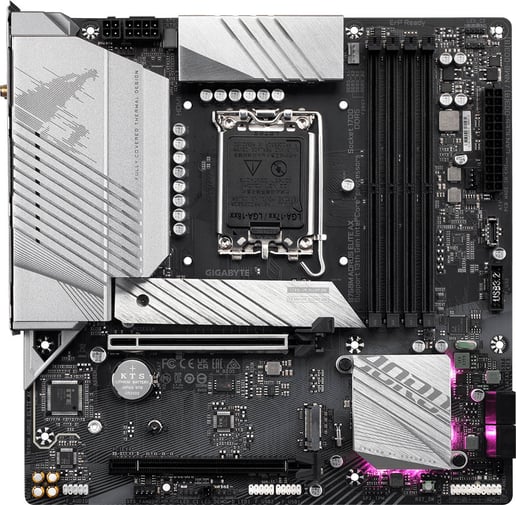 Gigabyte B760M AORUS ELITE AX mATX Motherboard for Intel Socket 1700 CPUs