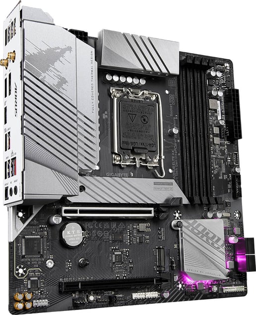 Gigabyte B760M AORUS ELITE AX mATX Motherboard for Intel Socket 1700 CPUs