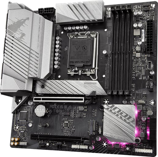 Gigabyte B760M AORUS ELITE AX mATX Motherboard for Intel Socket 1700 CPUs