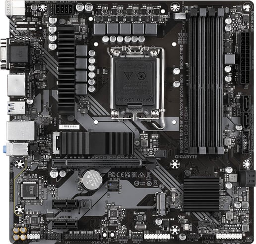 Gigabyte B760M DS3H DDR4 mATX Motherboard for Intel Socket 1700 CPUs