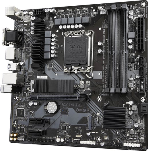 Gigabyte B760M DS3H DDR4 mATX Motherboard for Intel Socket 1700 CPUs