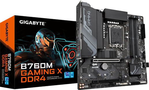 Gigabyte B760M GAMING X DDR4 mATX Motherboard for Intel LGA1700 CPUs