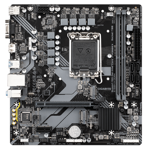 Gigabyte B760M H DDR4 mATX Motherboard for Intel LGA1700 CPUs