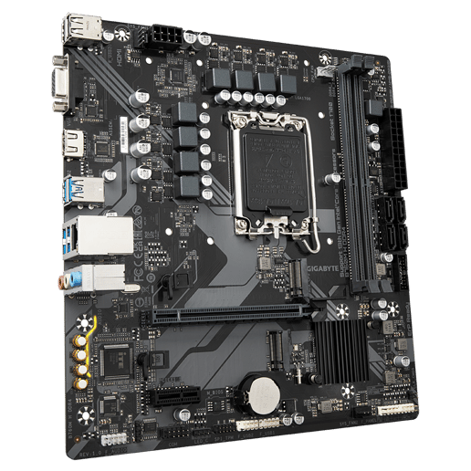 Gigabyte B760M H DDR4 mATX Motherboard for Intel LGA1700 CPUs